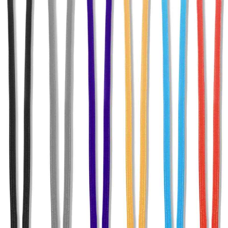 YOUOWO 6 Pack 6 Colours Adjustable Neck Lanyards For Pen Phone id Badges Holder Keys Office Name Badges ID Card USB Sticks Strap Whistles iPod - Image 4